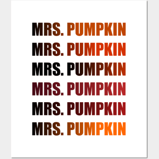 Mrs. Pumpkin Posters and Art